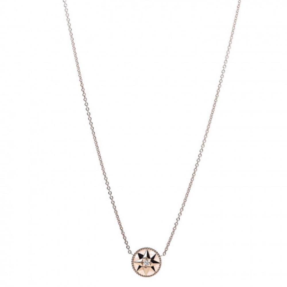 Dior Rose des vents gold Pearl necklace - Picture 6 of 9